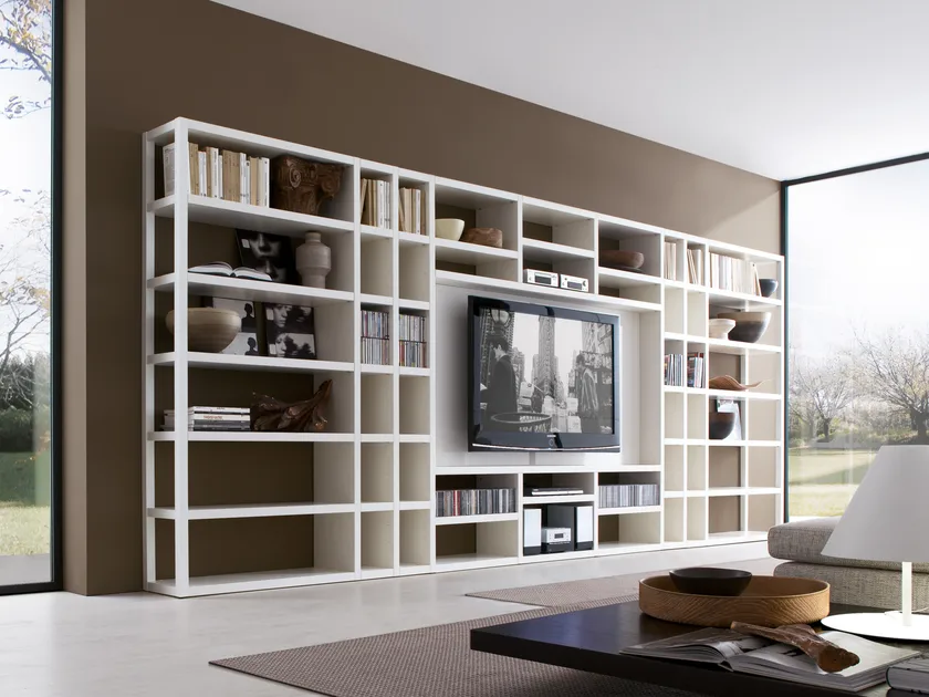 TV Cabinet with Open Shelving