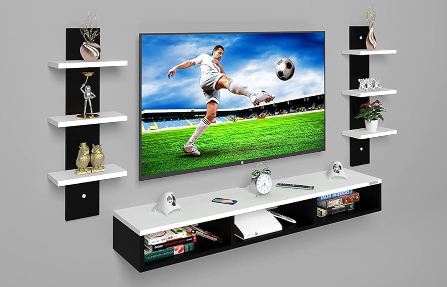 Wall-Mounted TV Shelf