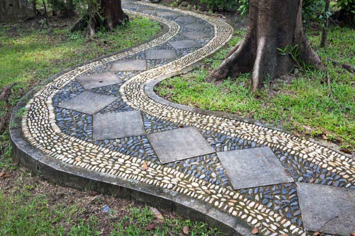 DIY garden path ideas