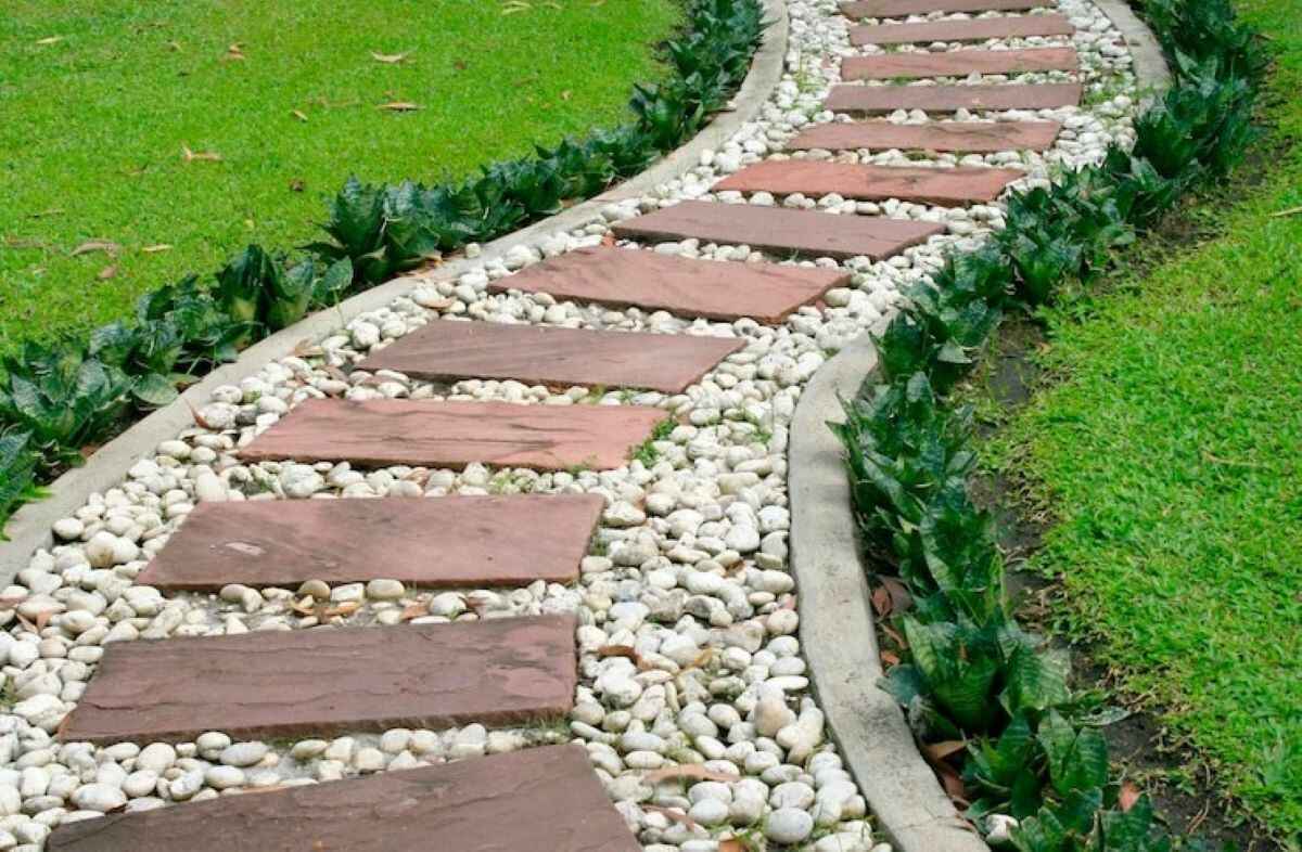 DIY garden path ideas